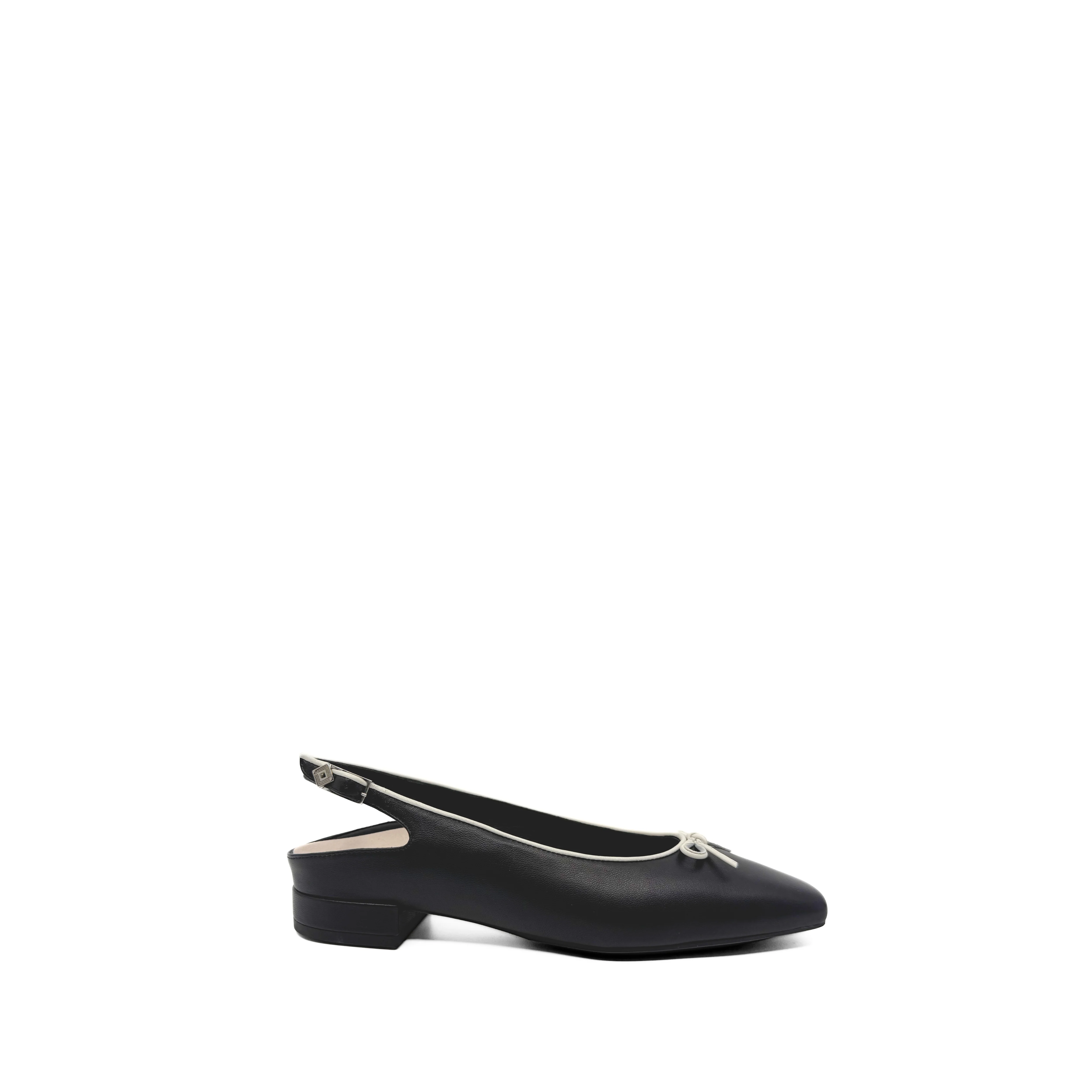 BEATRICE BALLET | BLACK / TAN