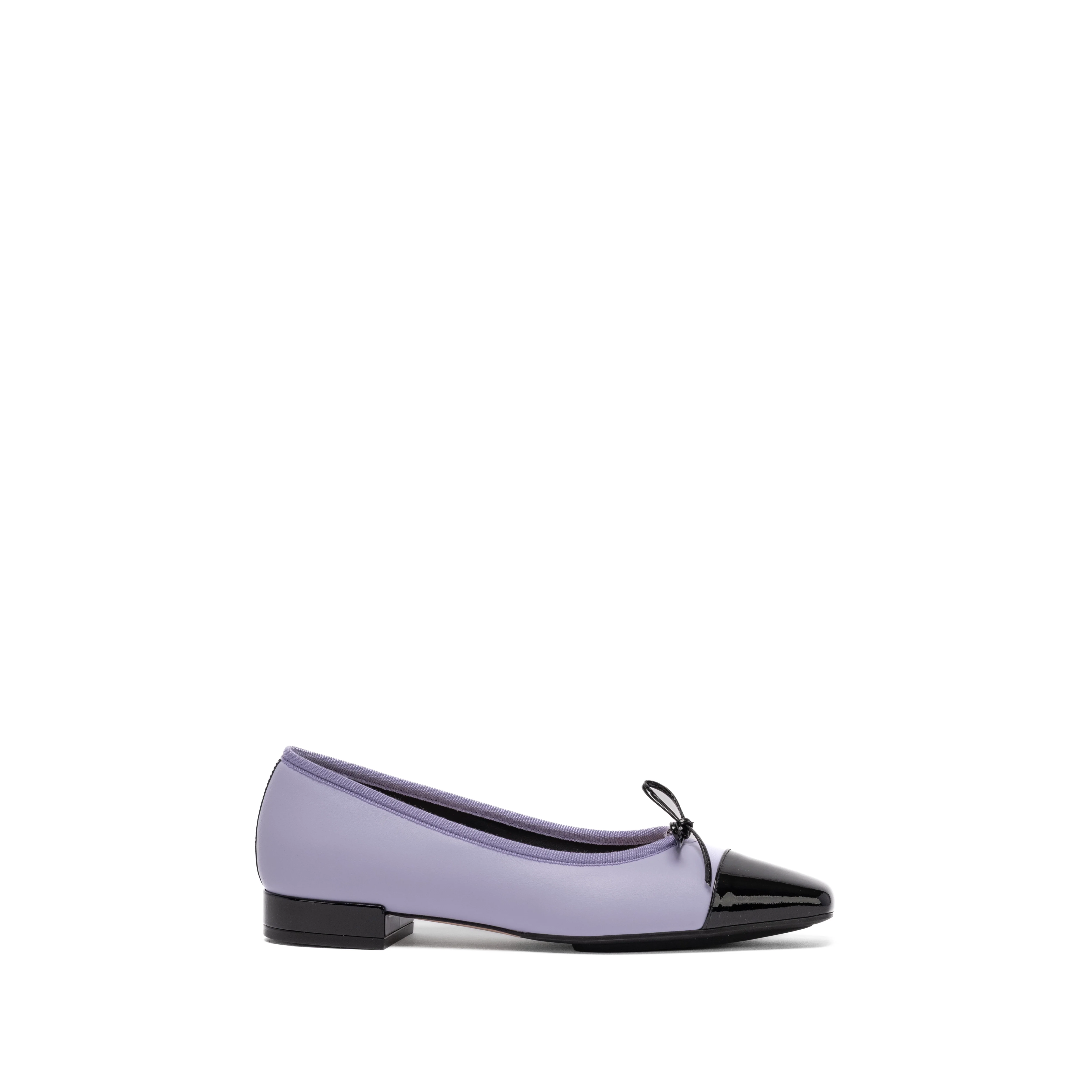 BETHANY BALLET | LAVENDER NAPA / BLACK PATENT