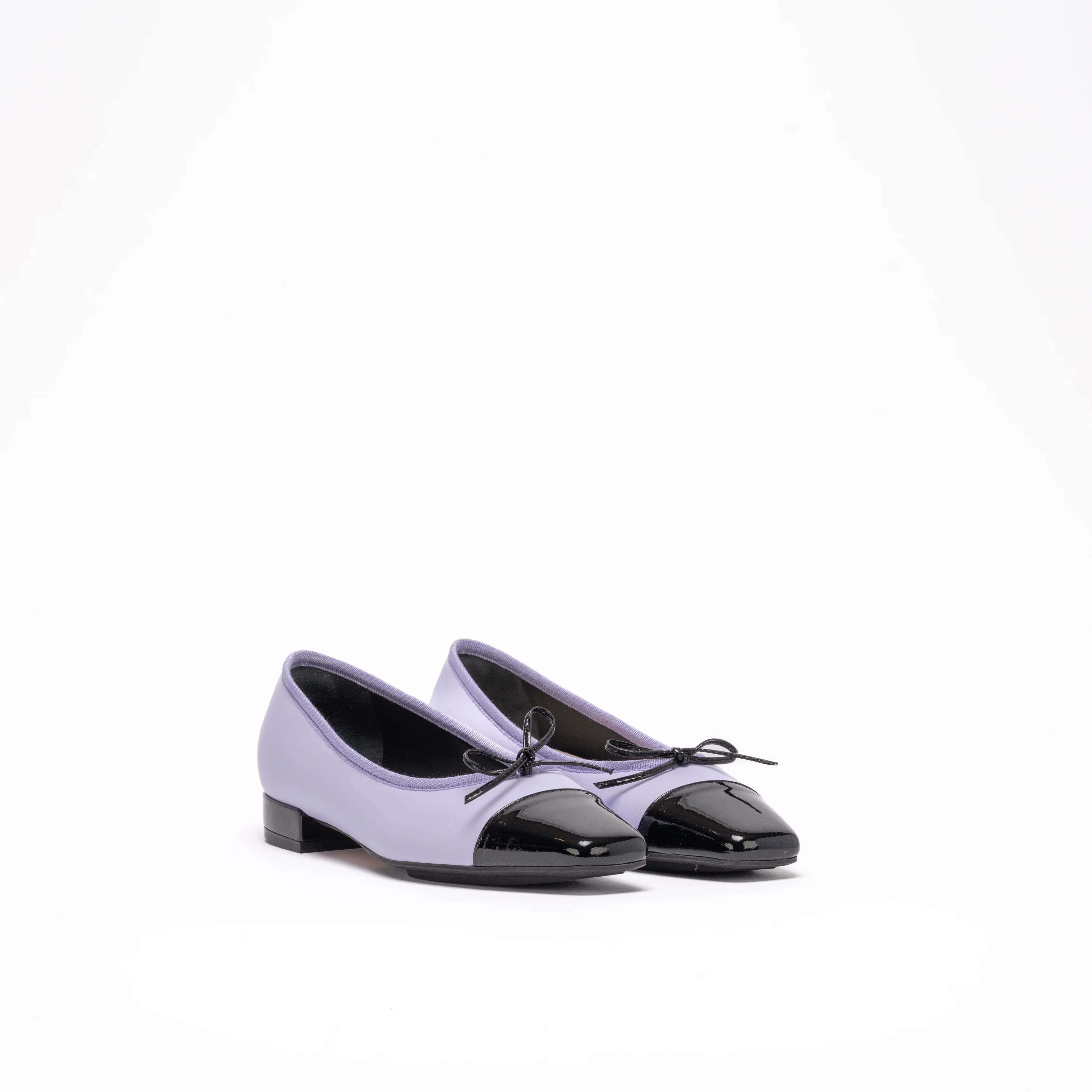 BETHANY BALLET | LAVENDER NAPA / BLACK PATENT - Image 2