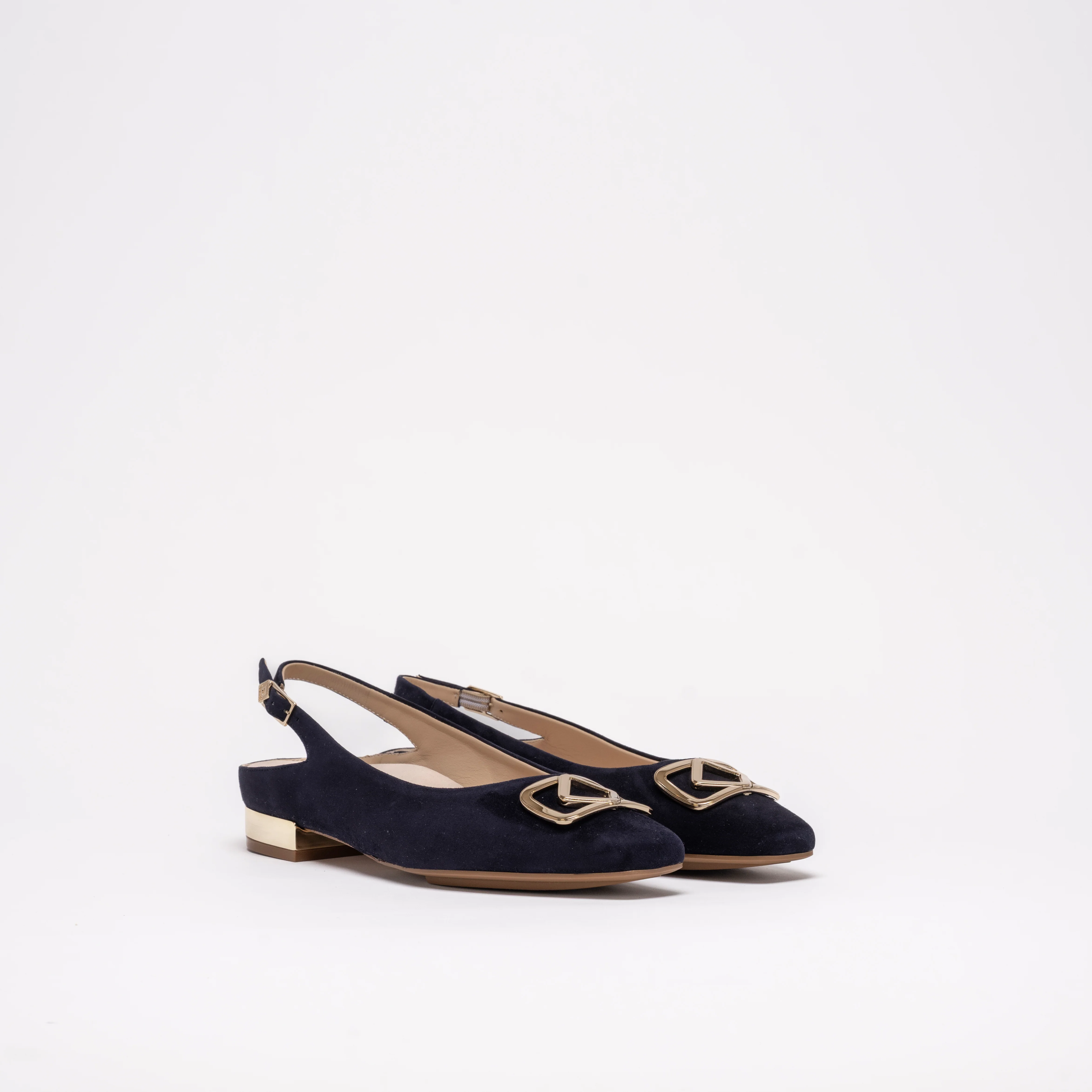 BIANCA SLINGBACK BALLET | NAVY SUEDE - Image 2