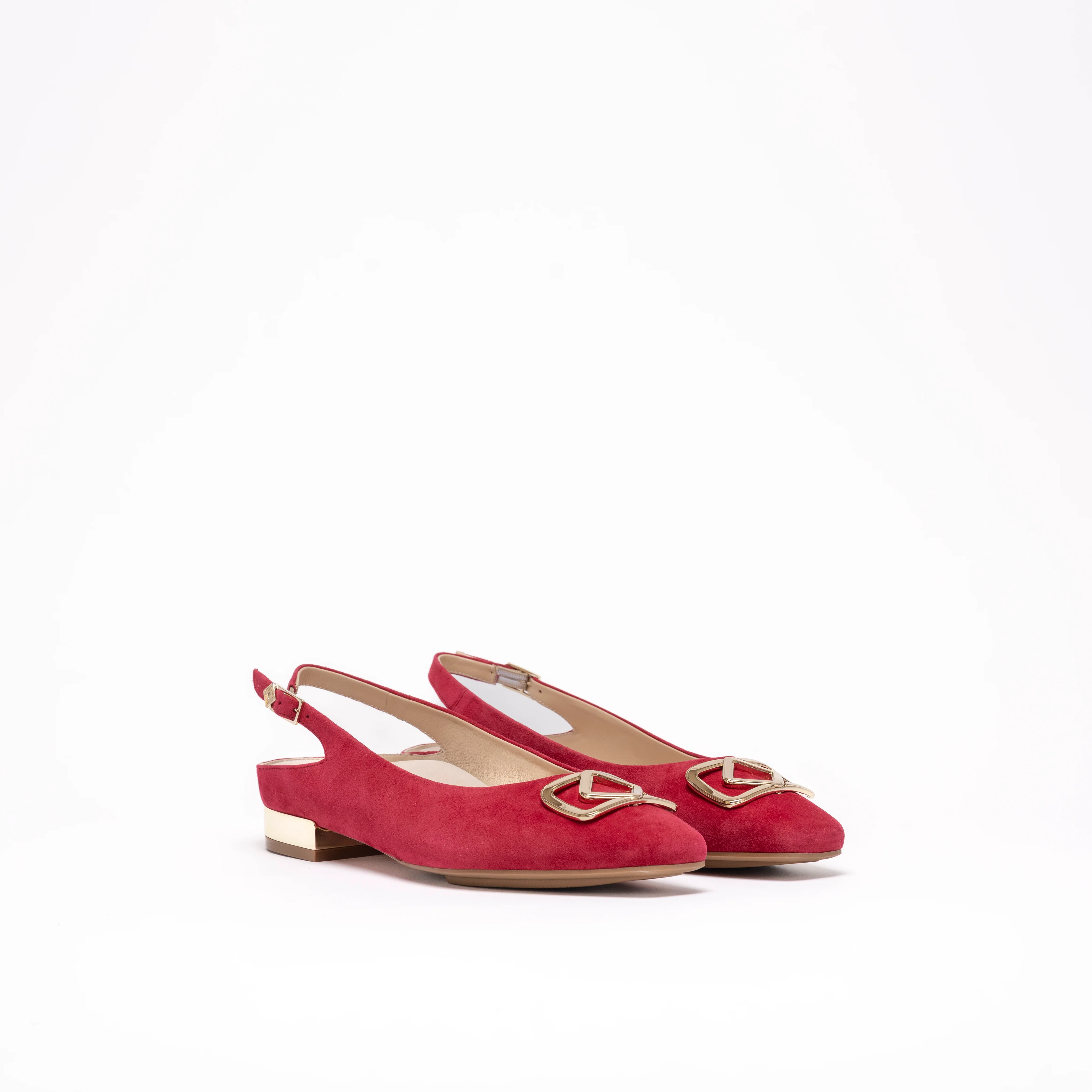 BIANCA SLINGBACK BALLET | RED SUEDE - Image 2