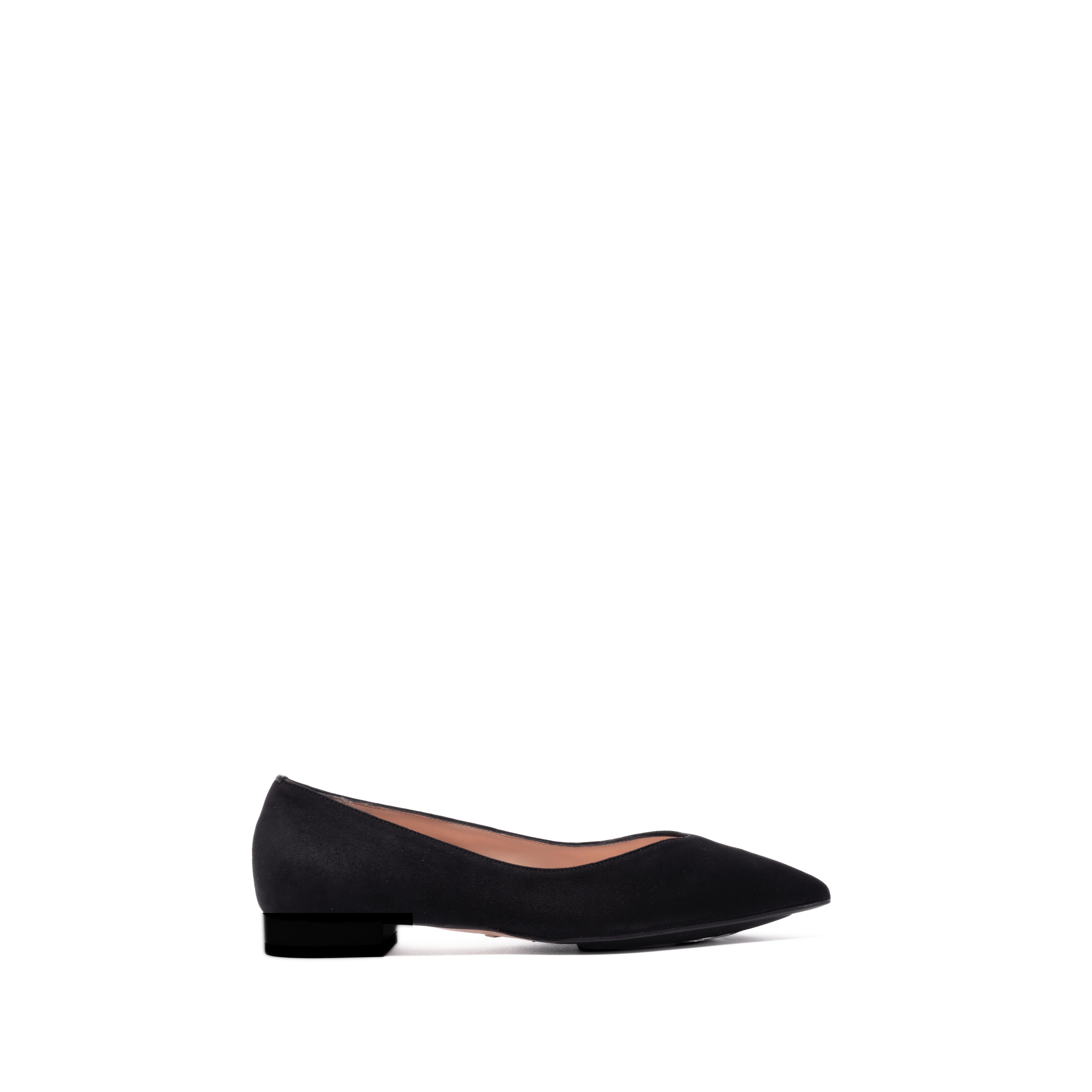 BRIGID BALLET | BLACK SUEDE