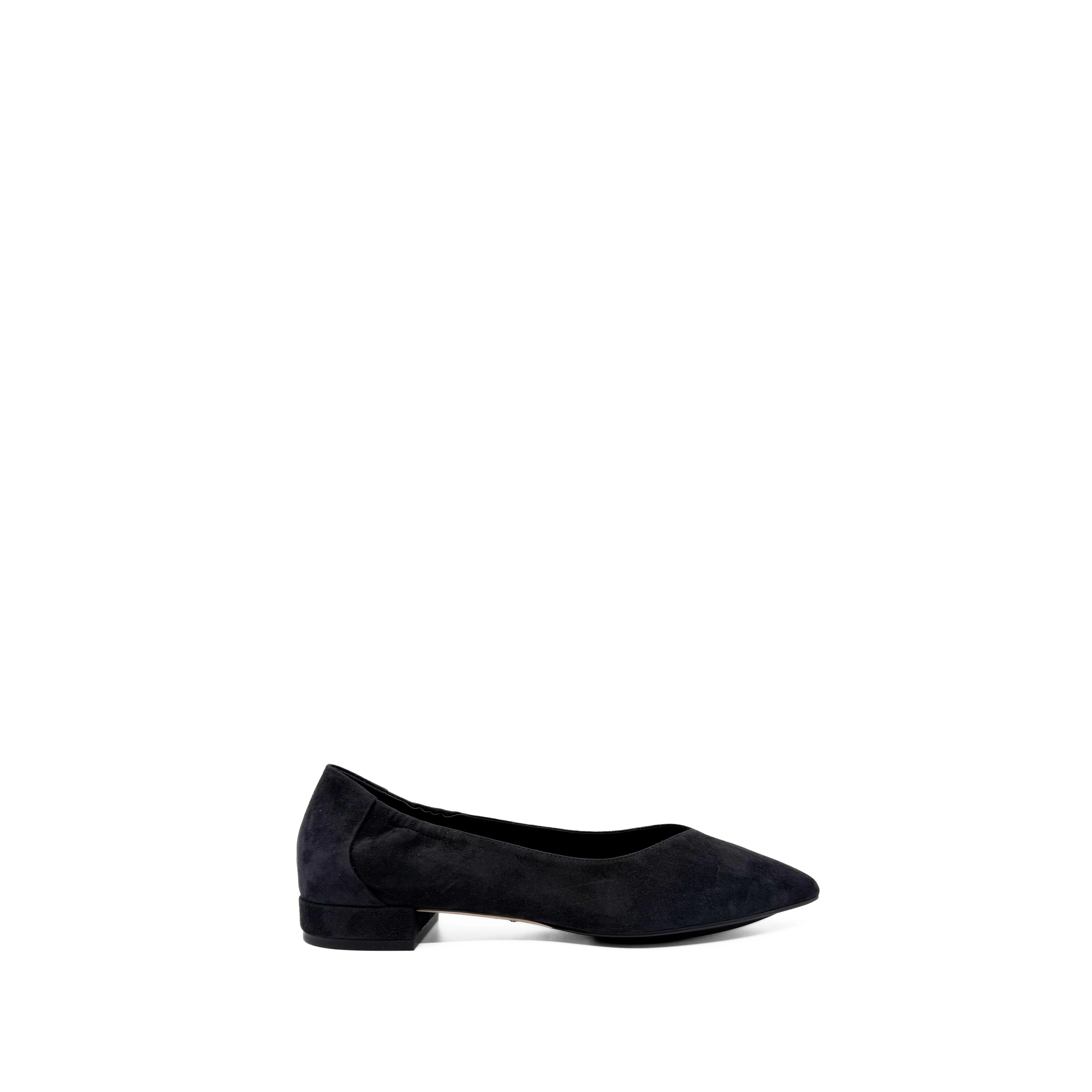 BRIGID BALLET STRETCH | BLACK SUEDE STRETCH