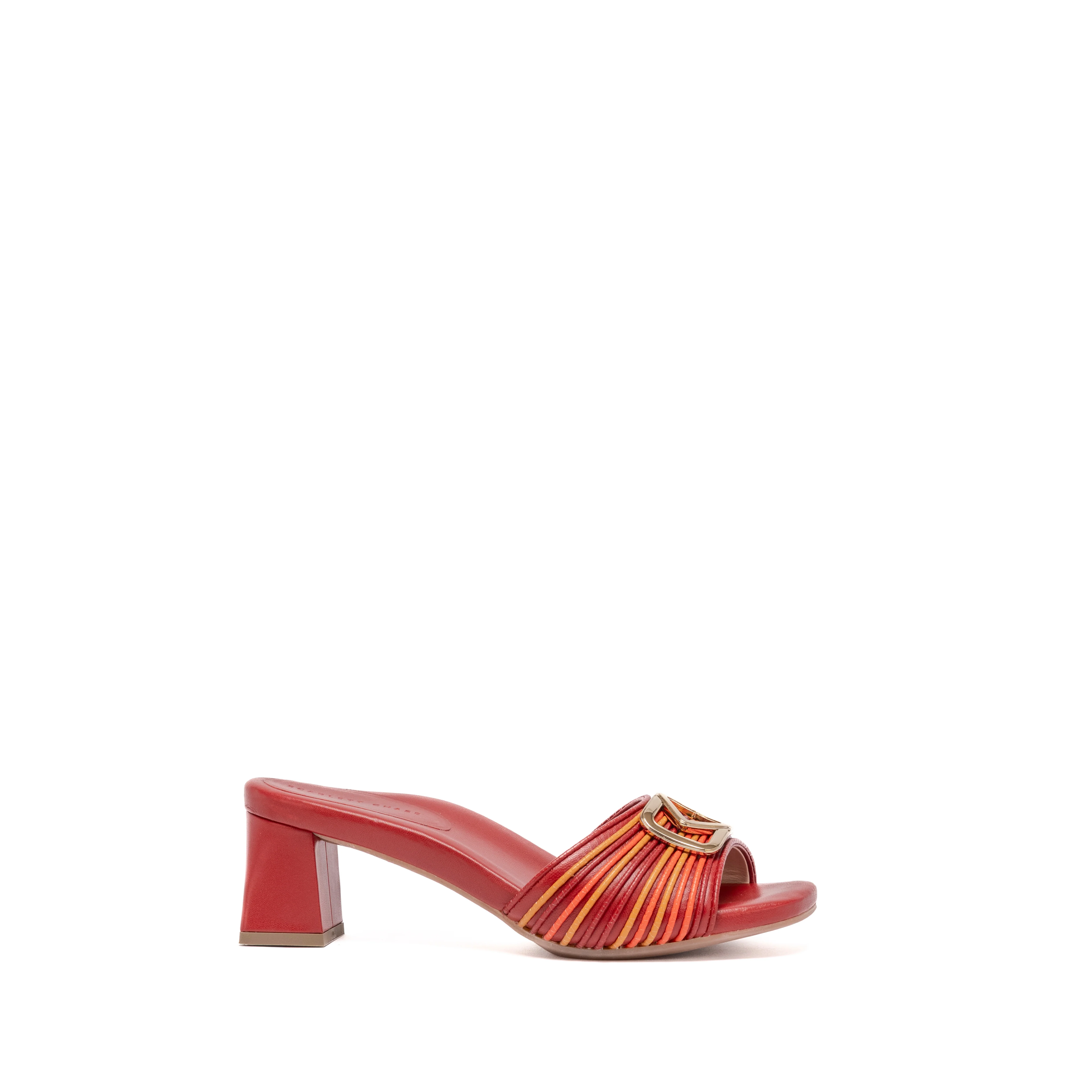 CECI SANDAL | RED NAPA
