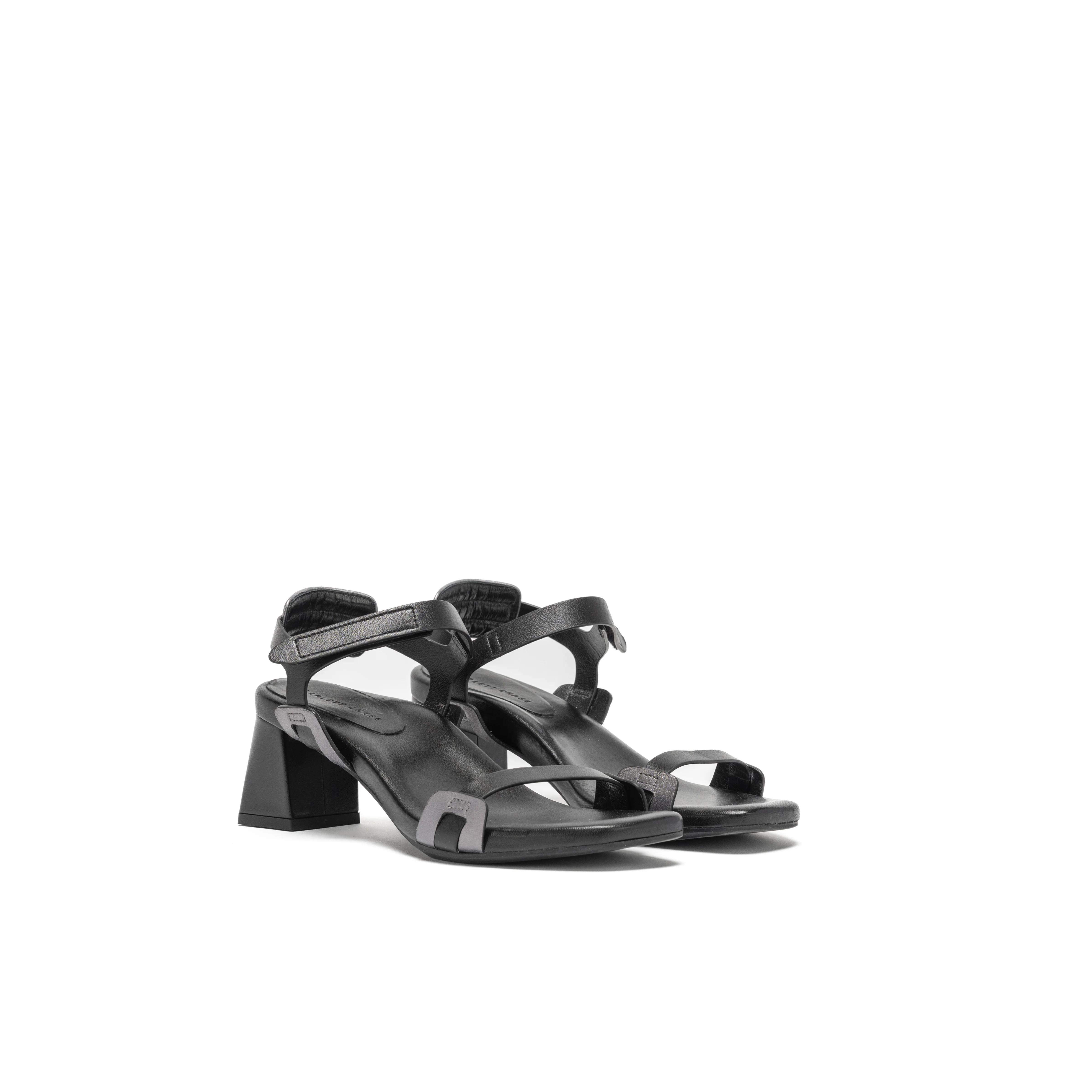 CHARLOTTE SANDAL | BLACK NAPA - Image 2