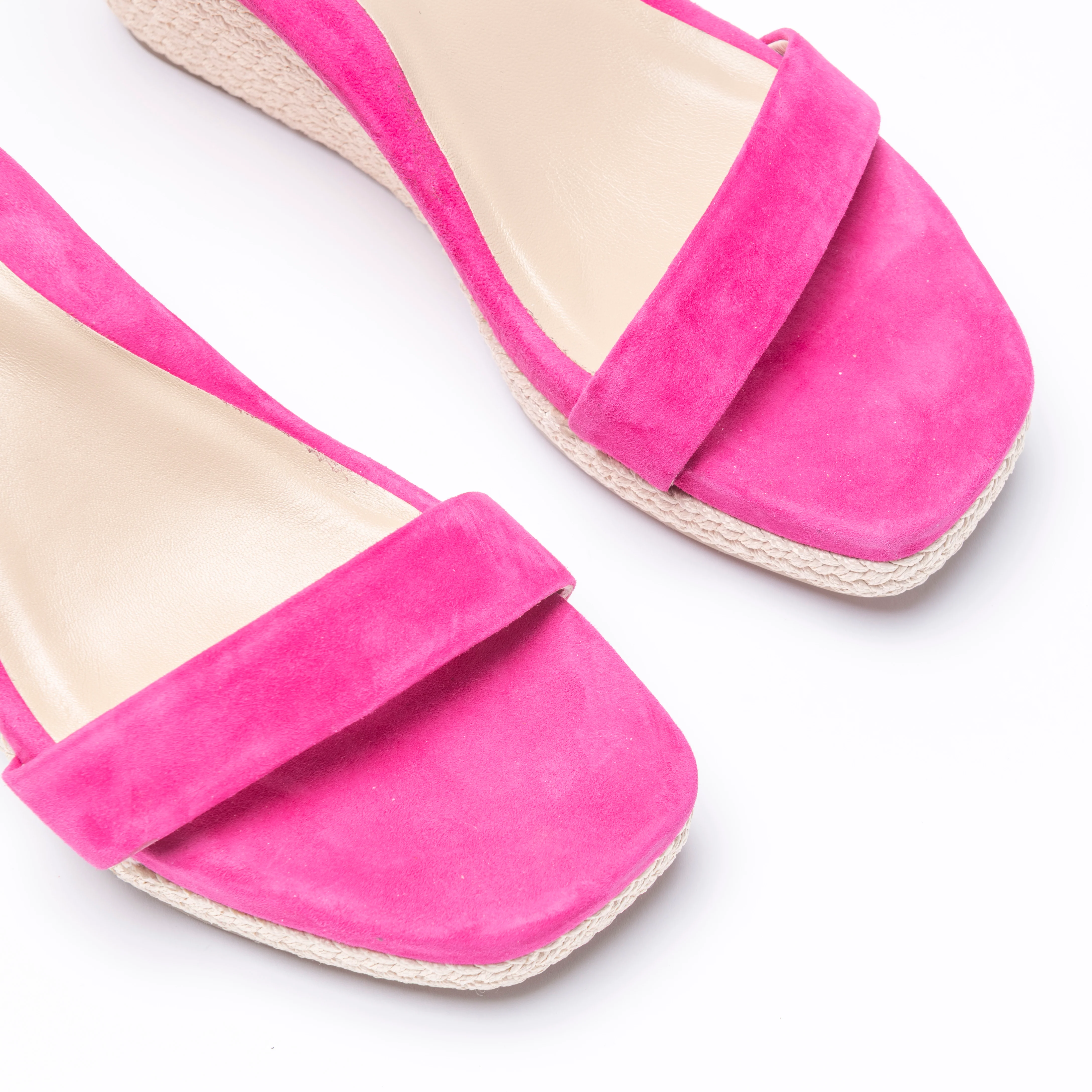 CORSICA WEDGE SANDAL | TULIP SUEDE - Image 2