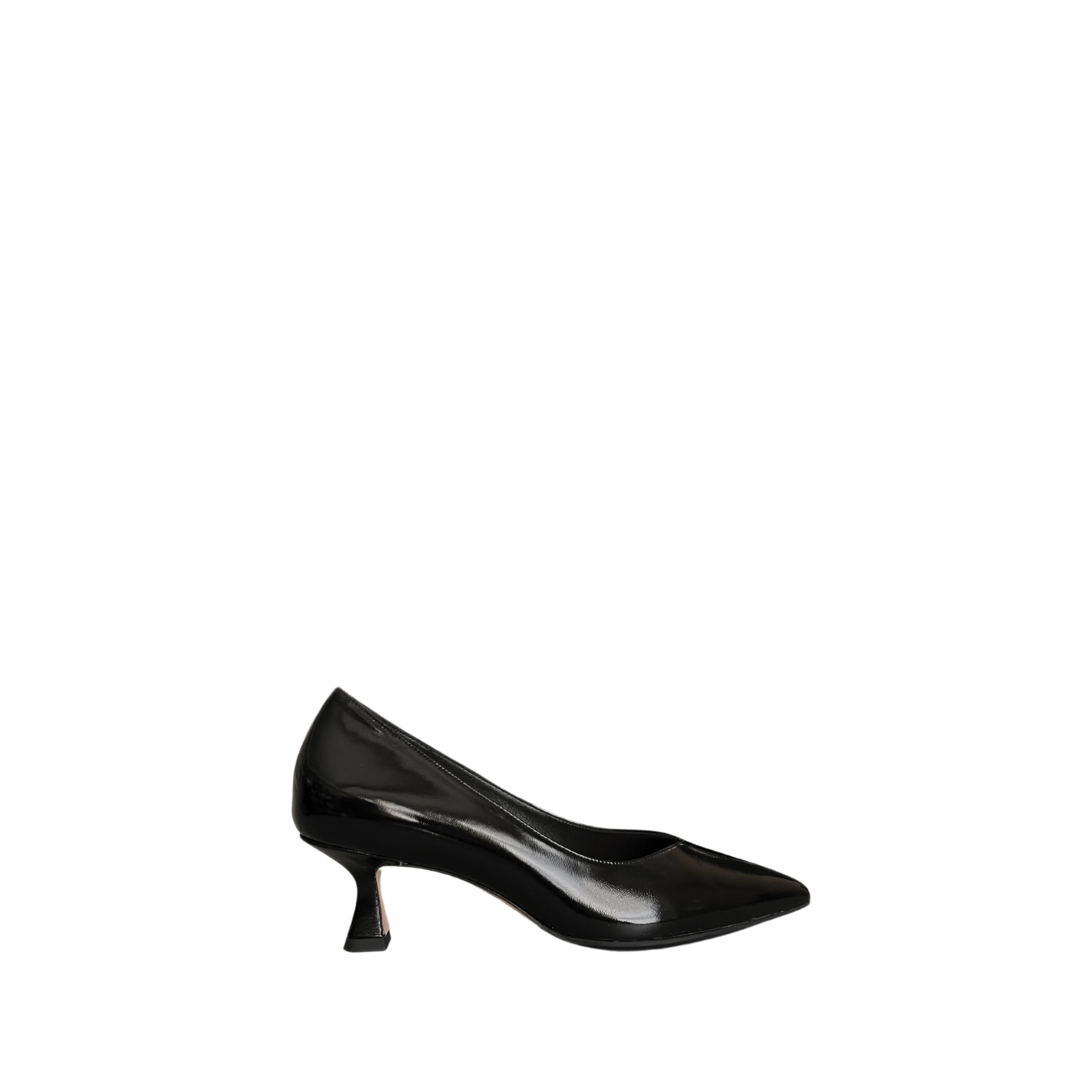 GRACE 55 PUMP | CRINKLE BLACK PATENT