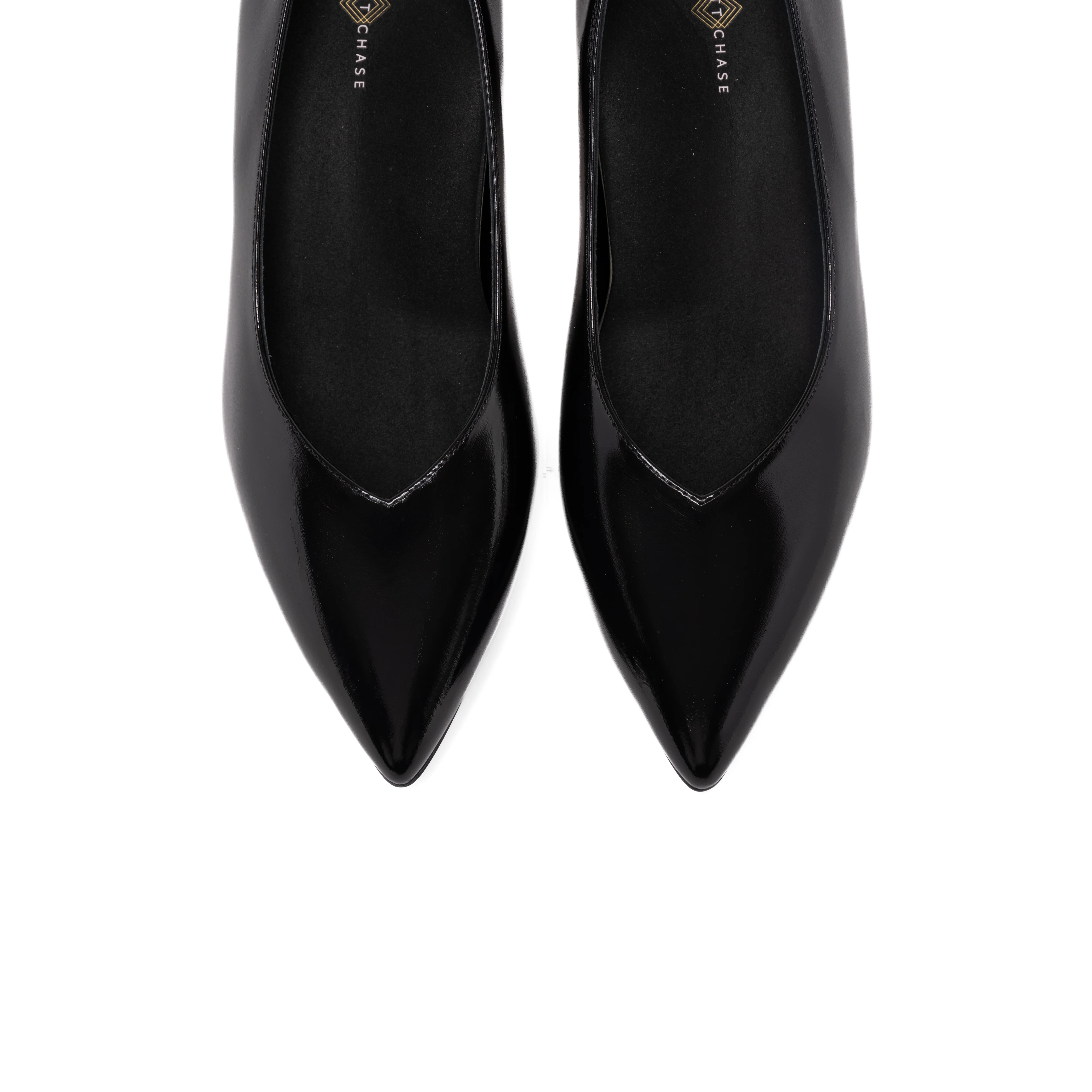 GRACE 55 PUMP | CRINKLE BLACK PATENT - Image 4
