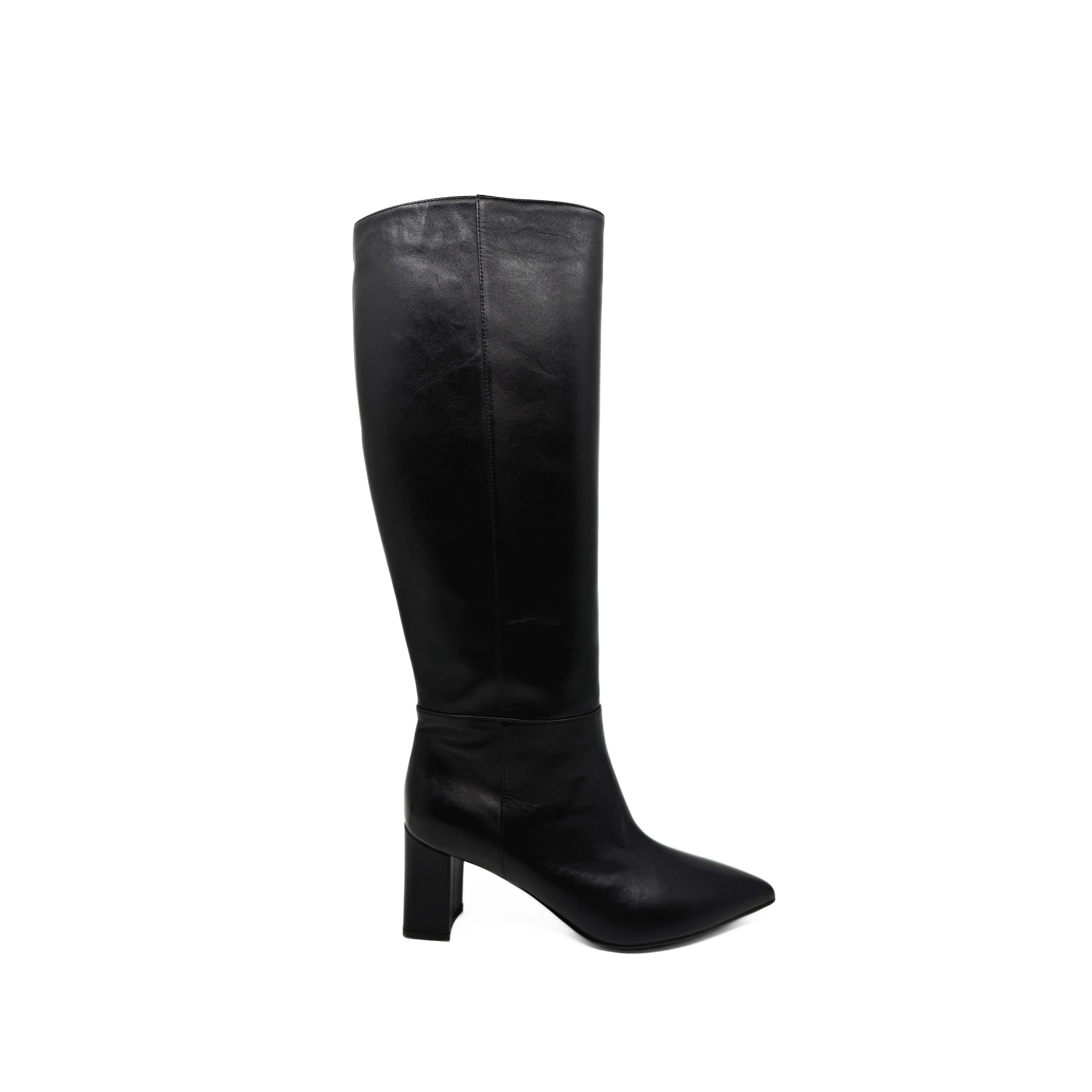 LANIE 75 BOOT (POINTED) | BLACK NAPA
