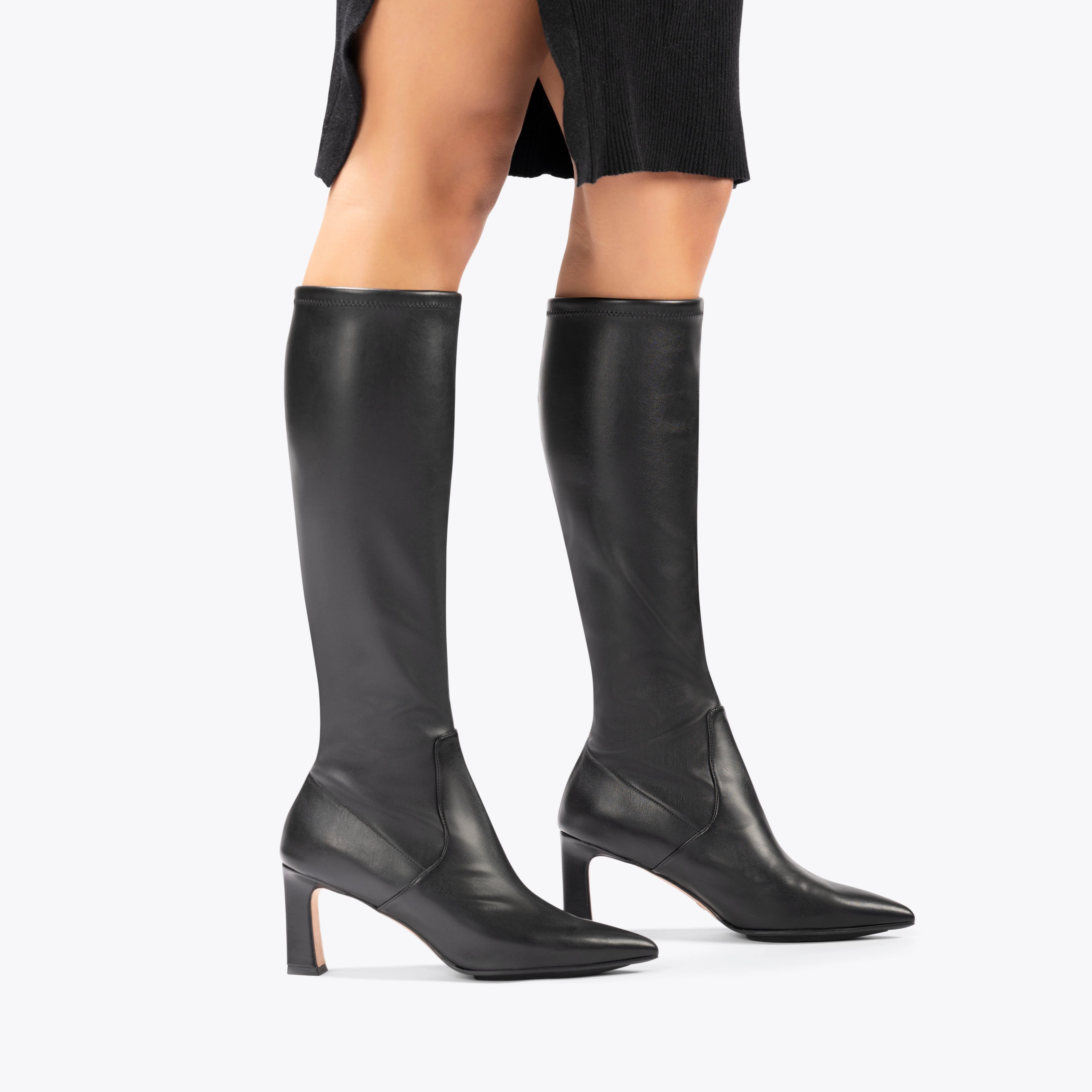LOLA 75 BOOT | ONYX VEGAN LEATHER - Image 3
